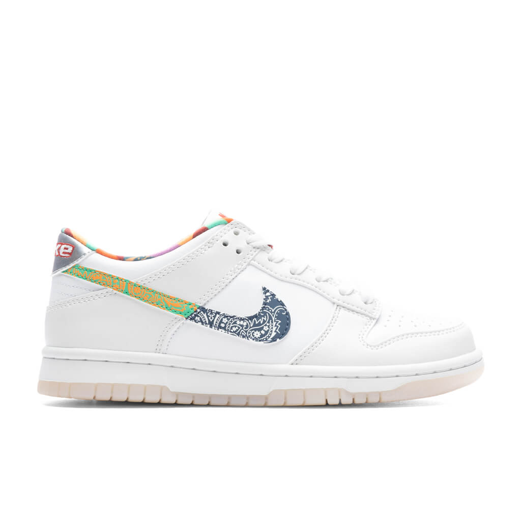 Dunk Low Multi-Color Paisley (GS) - White/Diffused Blue/White, , large image number null