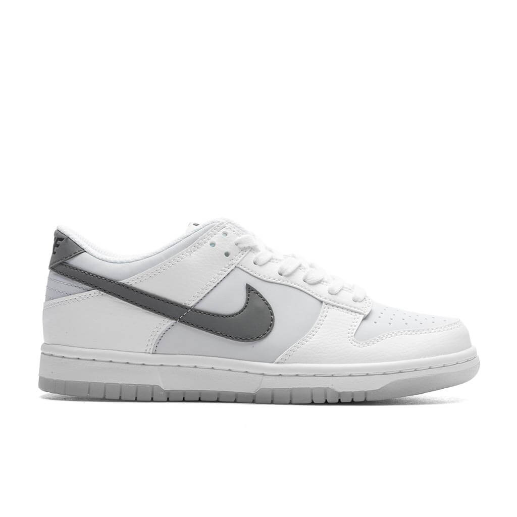 Dunk Low (GS) - White/Smoke Grey/Pure Platinum, , large image number null