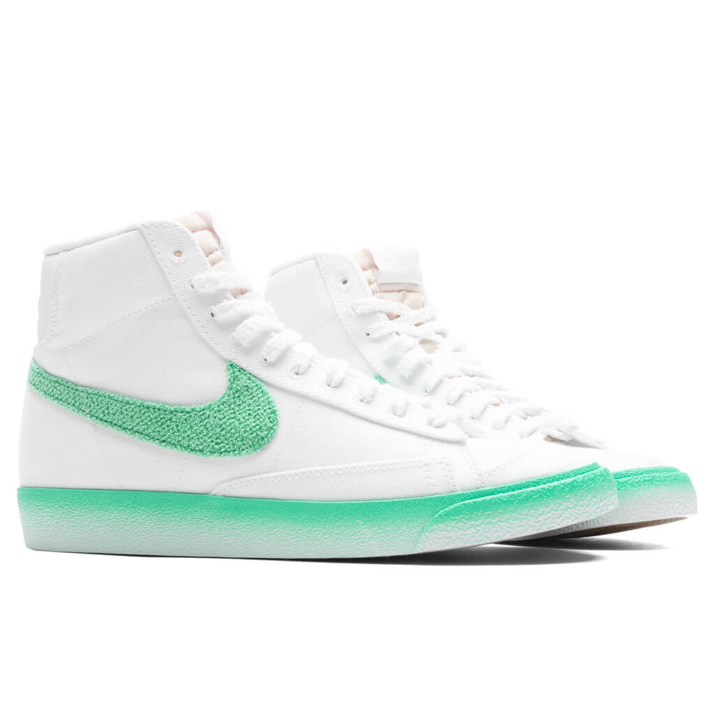 Women's Blazer Mid '77 - White/Spring Green/Barely Green, , large image number null