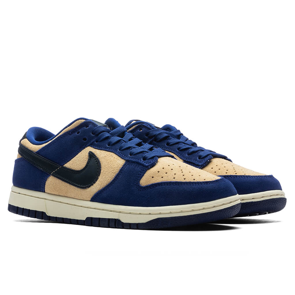 Womens Dunk Low LX - Deep Royal Blue/Dark Obsidian/Sesame