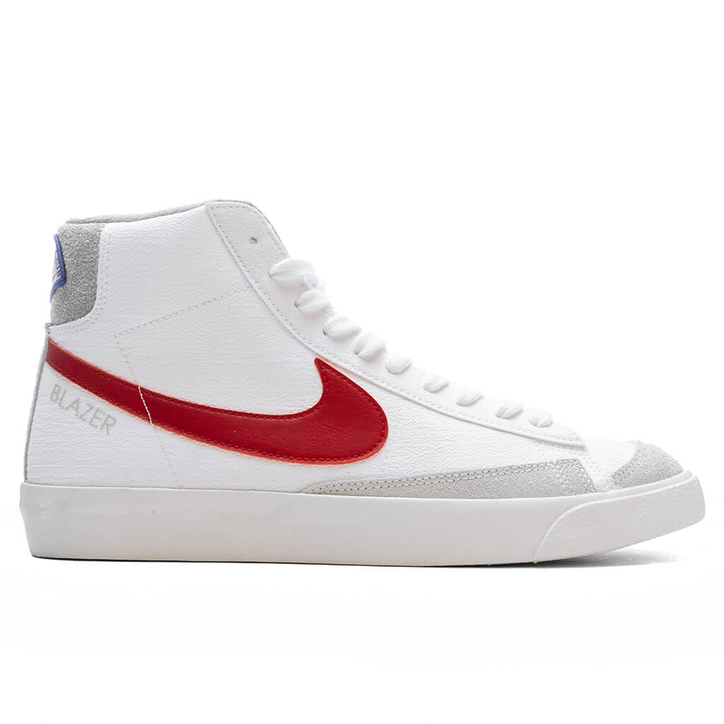 Blazer Mid '77  - White/Gym Red/Smoke Grey