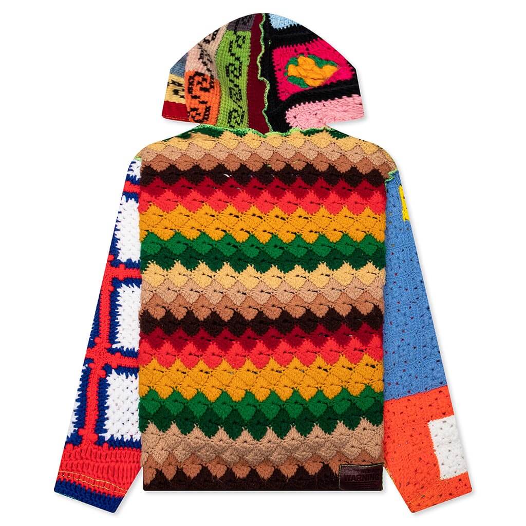 Nonna's Hand Knit Hoodie - Multi