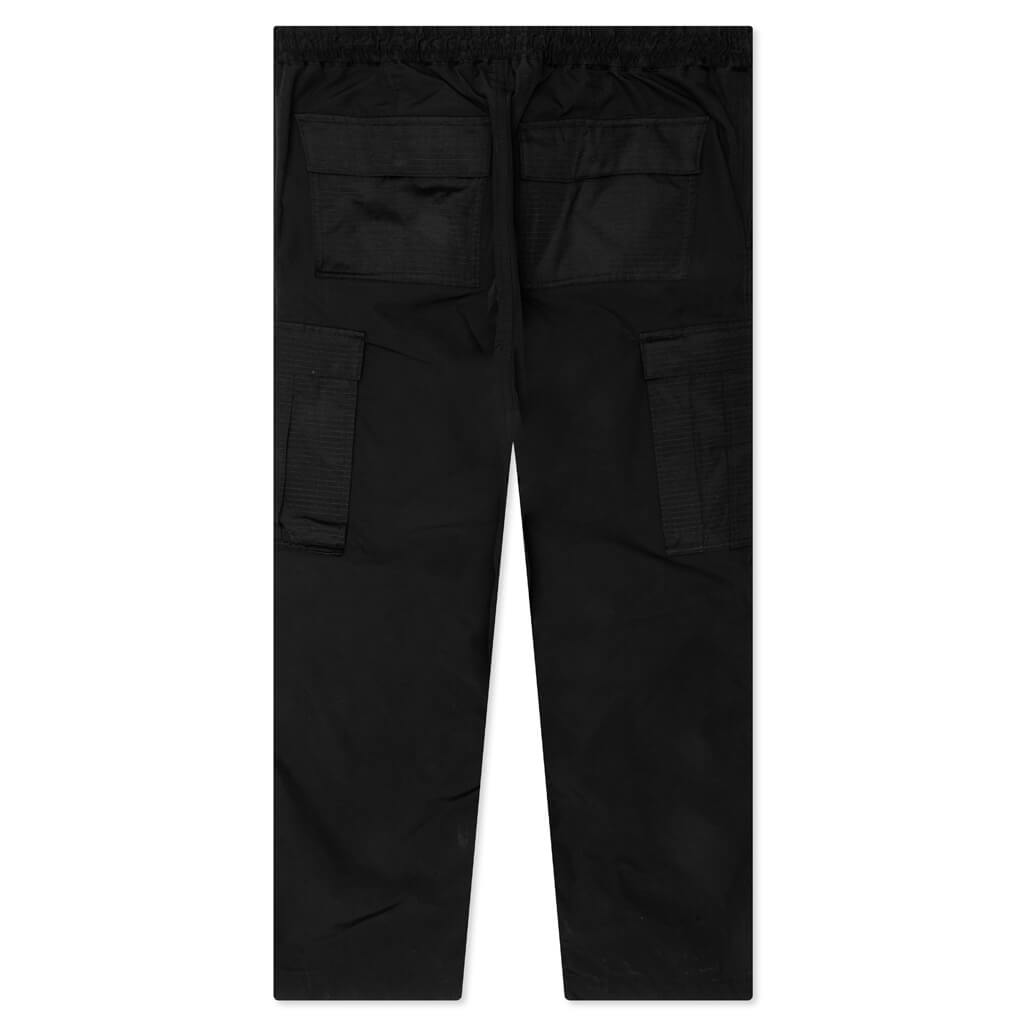 Nylon Cargo Pants - Black