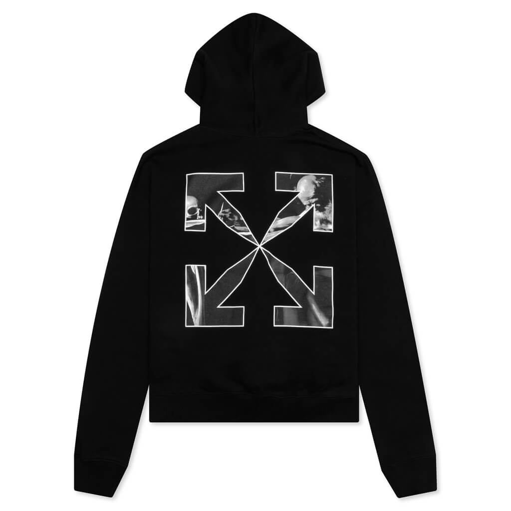 Caravaggio Arrow Over Hoodie - Black/White