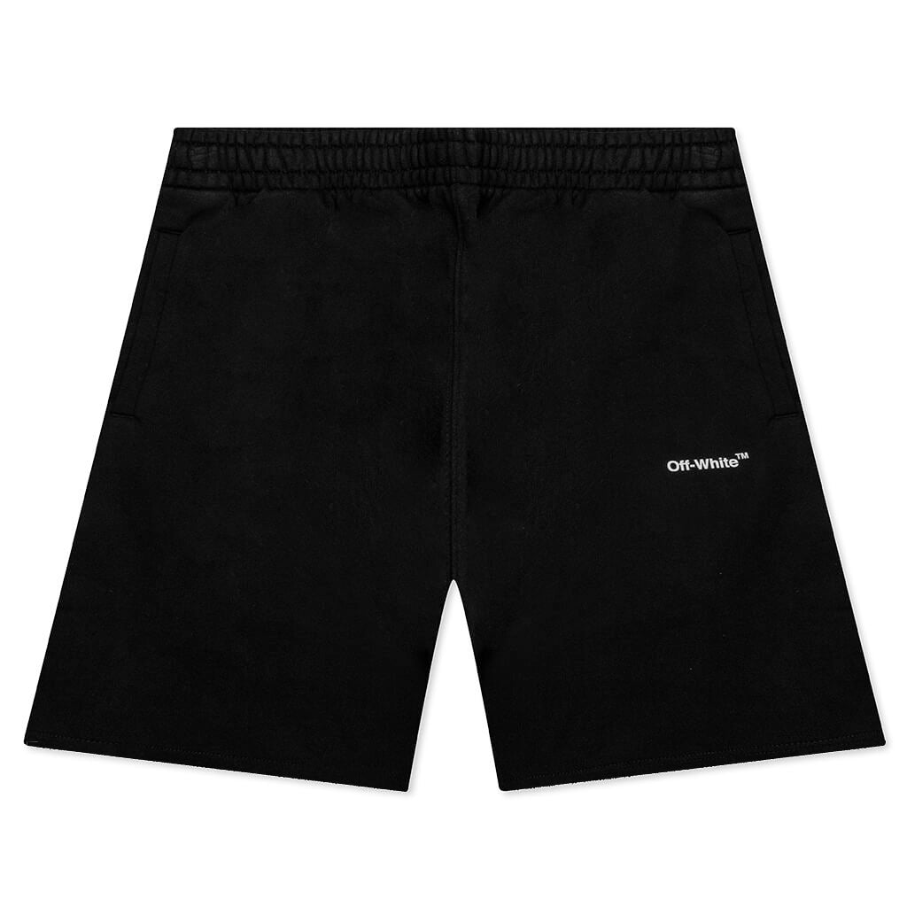 Caravaggio Diag Sweatshort - Black/White