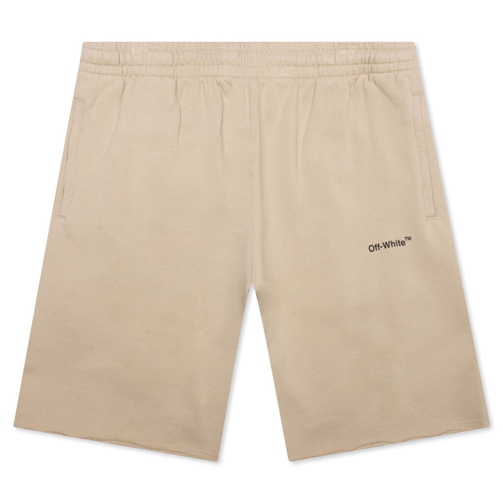 Caravaggio Diag Sweatshort - Dark Sand