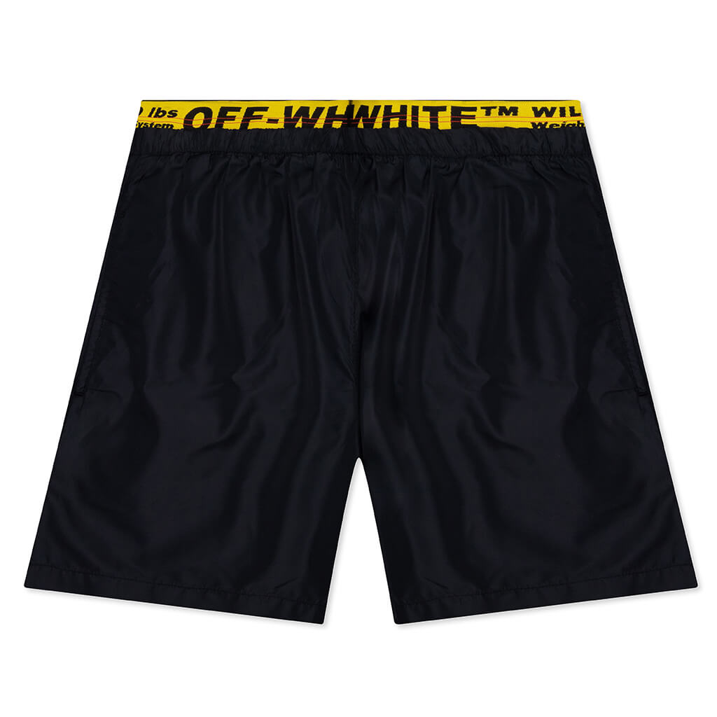 Classic Industrial Swimshorts - Black/Yellow