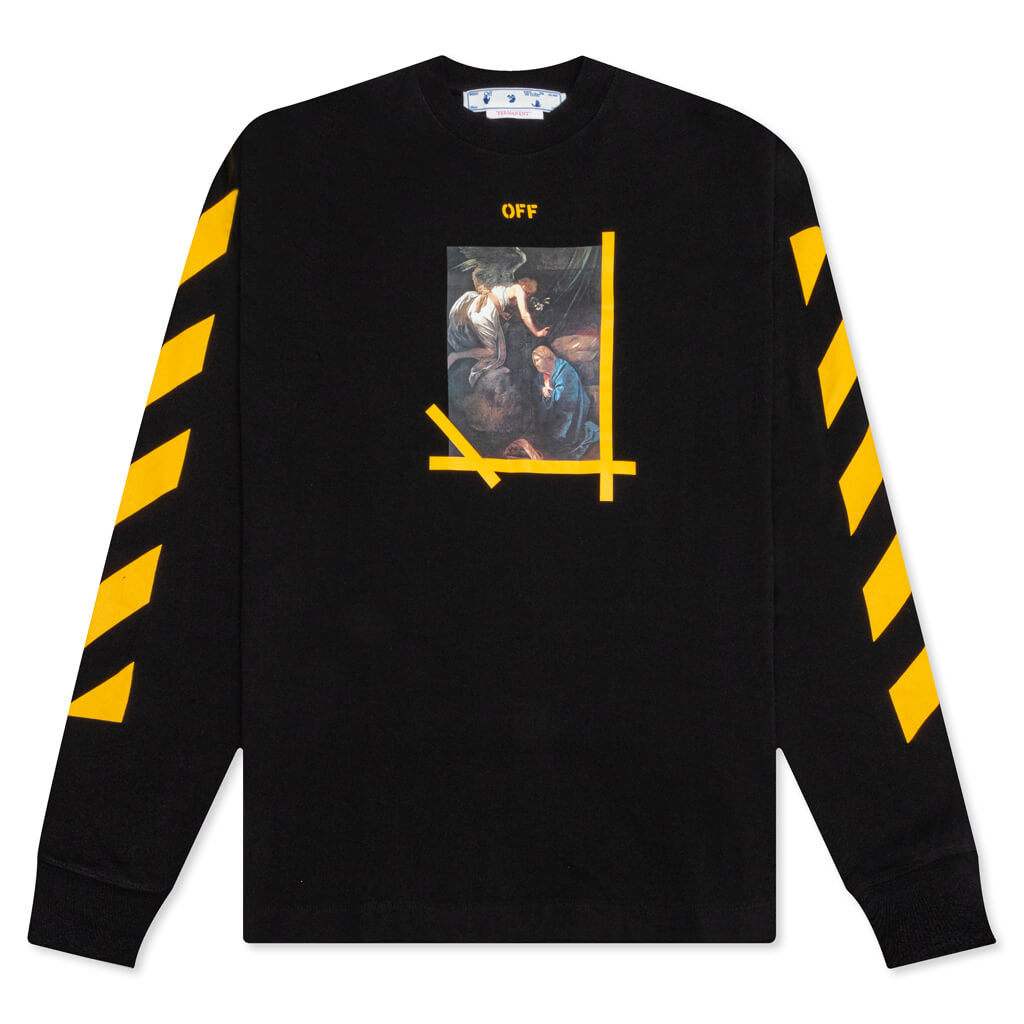 Diag Arrow Caravaggio Ann Skate L/S Tee - Black/White