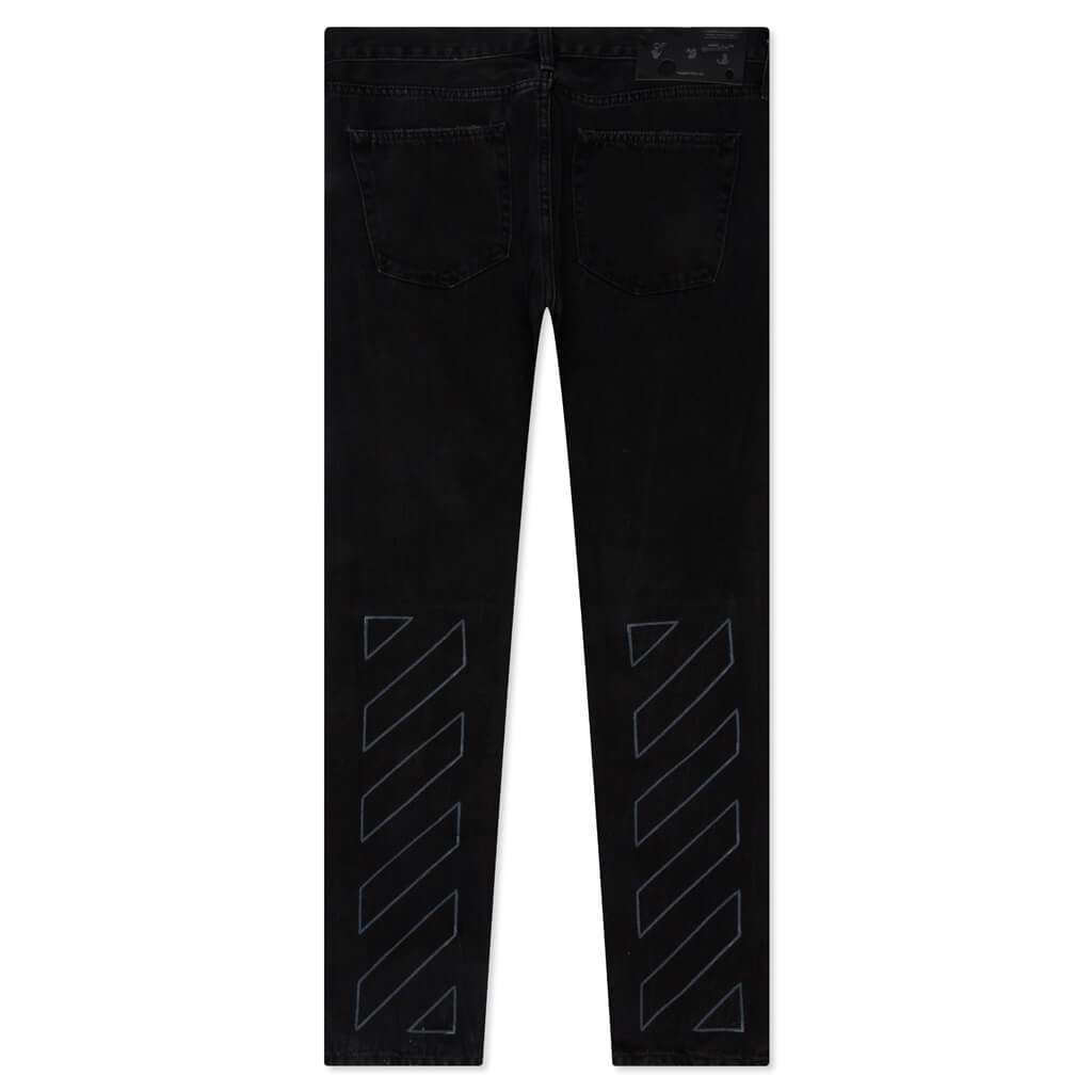 Diag Slim Jeans - Faded Black/Castlerock