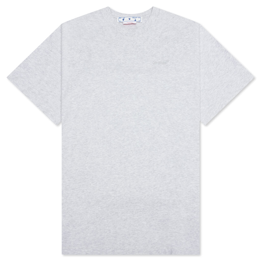 Diag Tab Over S/S Tee - Melange Grey