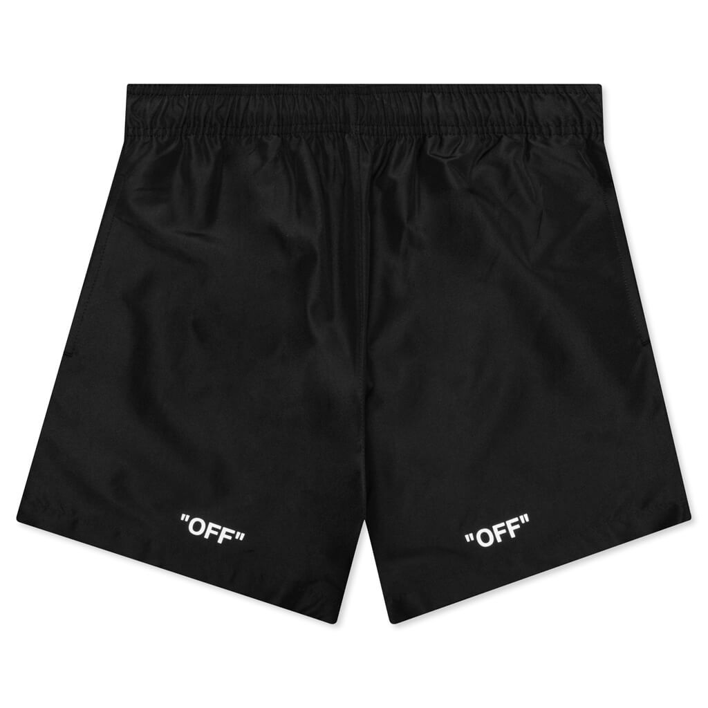 Off Quote Swimshorts - Black/White