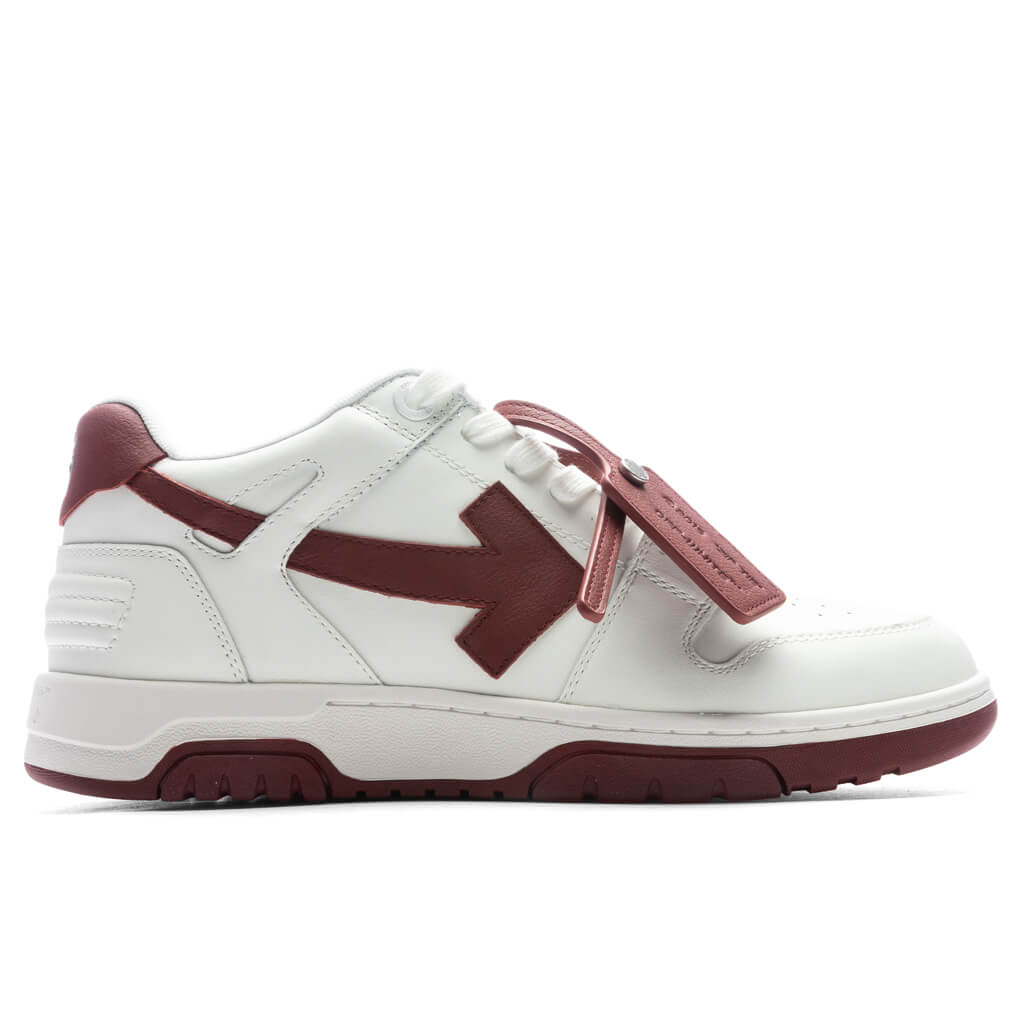 Out of Office Calf Leather - White/Burgundy, , large image number null