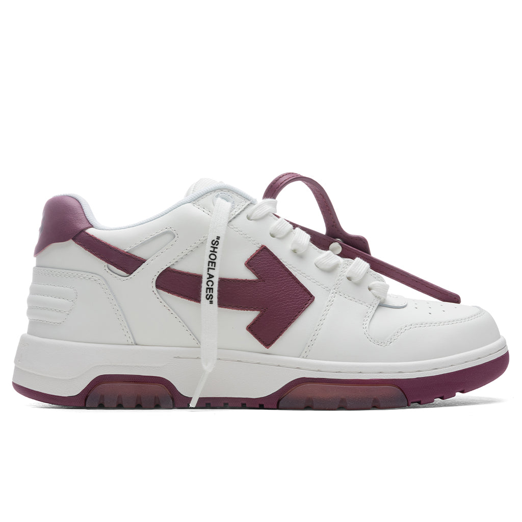 Out of Office Calf Leather - White/Violet