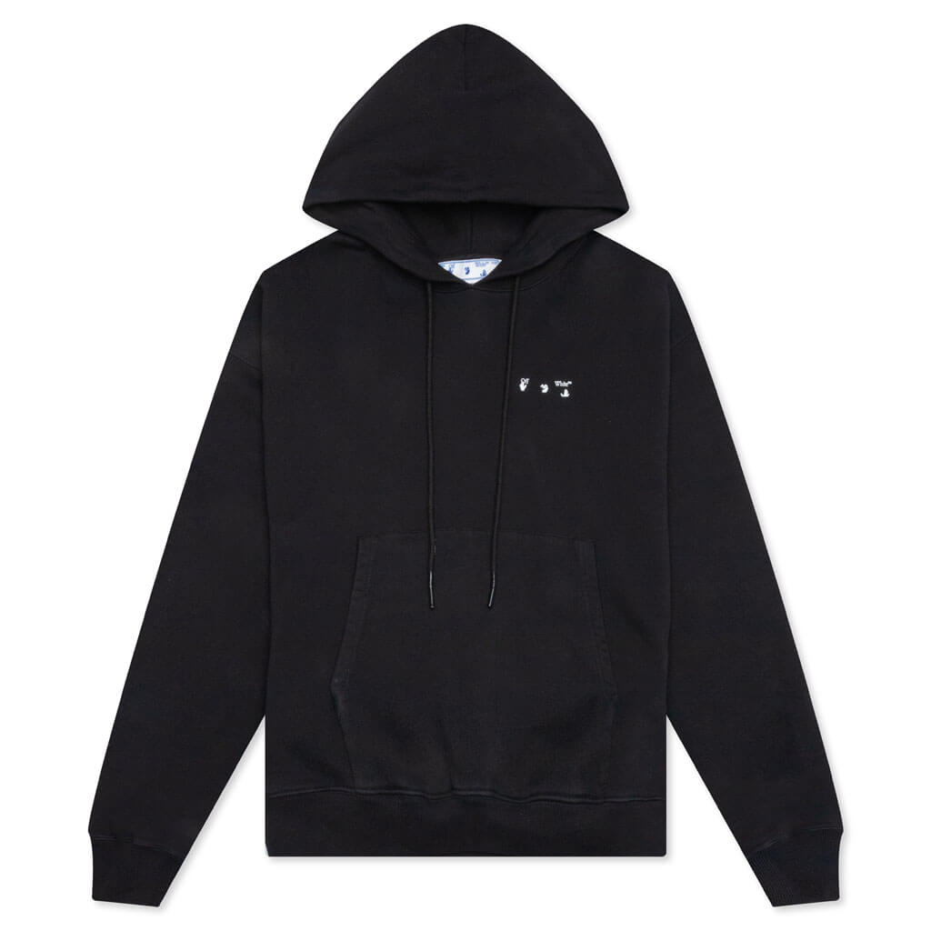 Caravaggio Paint Over Hoodie - Black/White