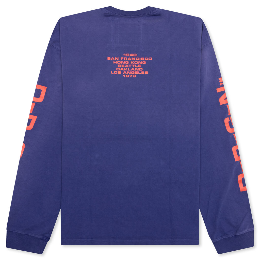 Origins Bleached L/S Tee - Bleached Blue, , large image number null