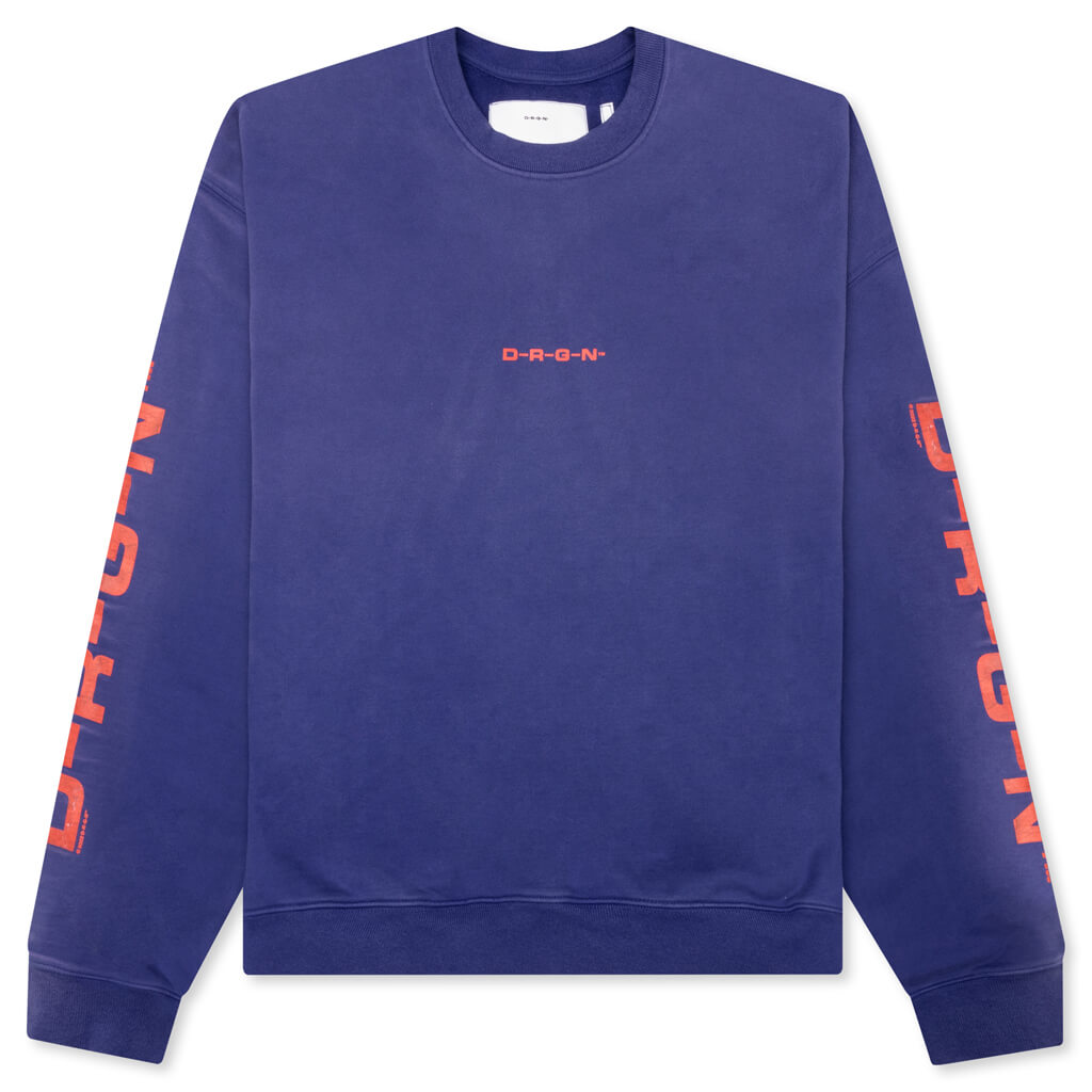 Origins Bleached Oversize Crew - Bleached Blue, , large image number null