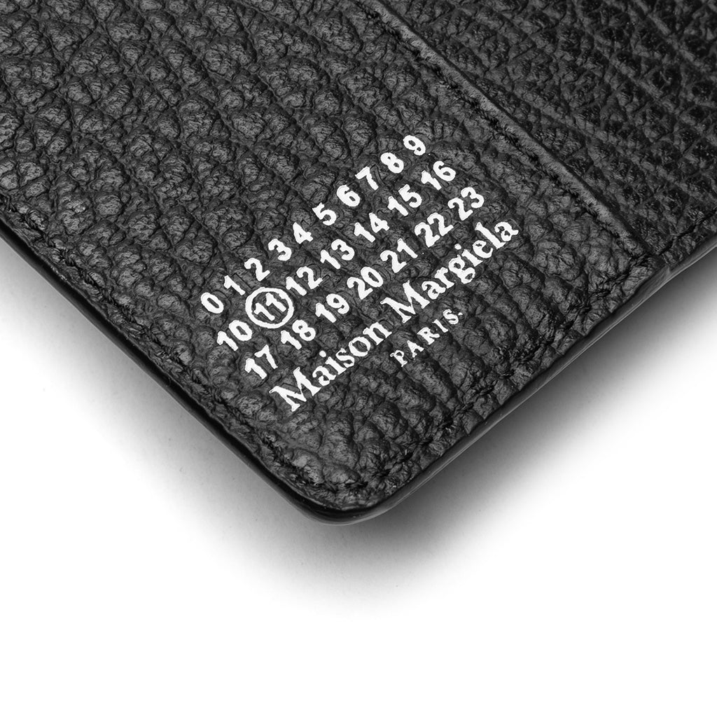 Four Stitches Passport Holder - Black