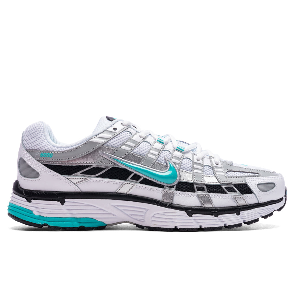 P-6000 - White/Dusty Cactus/Metallic Silver, , large image number null