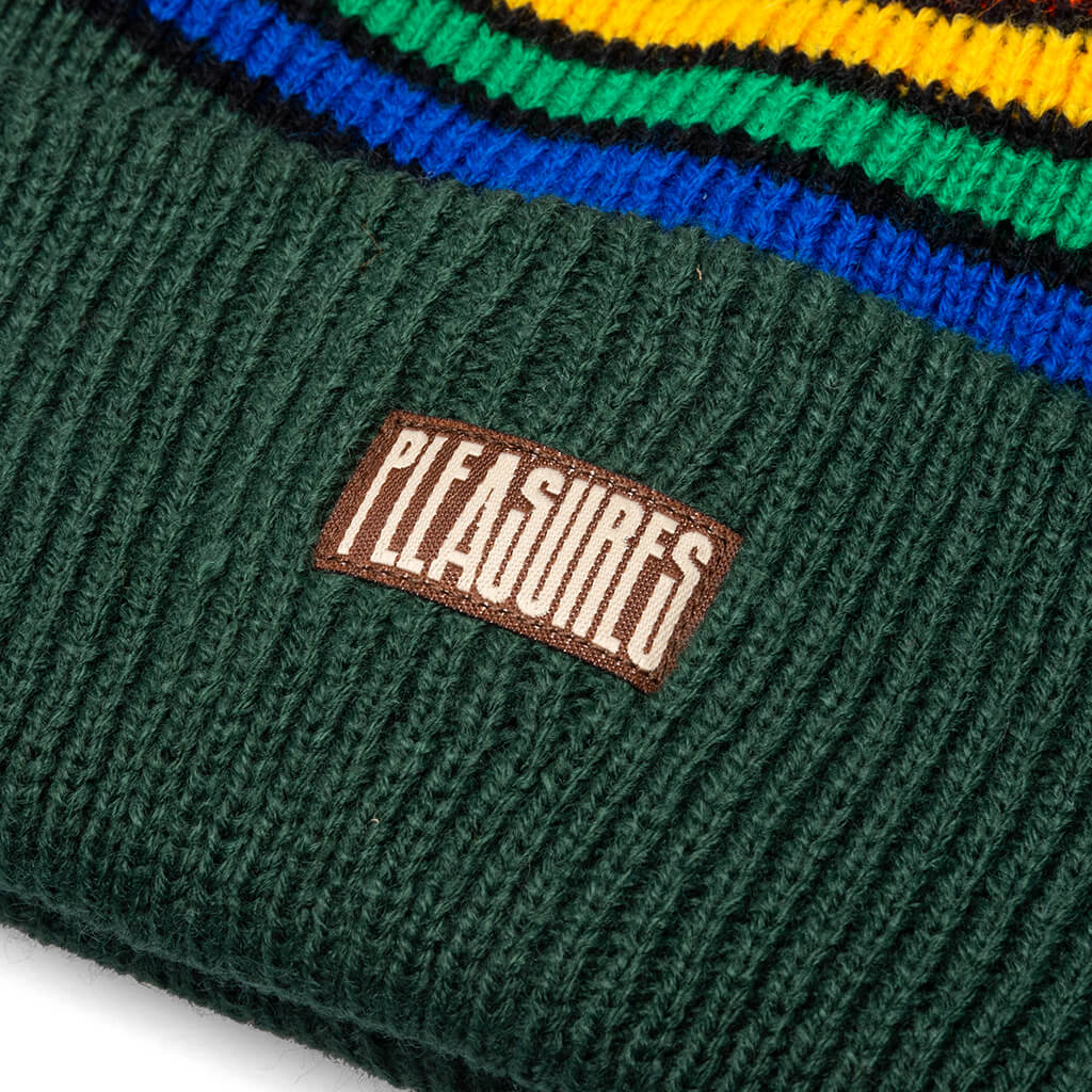 Island Striped Beanie - Green, , large image number null