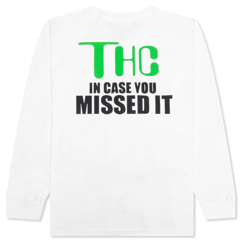 THC L/S Tee - White, , large image number null