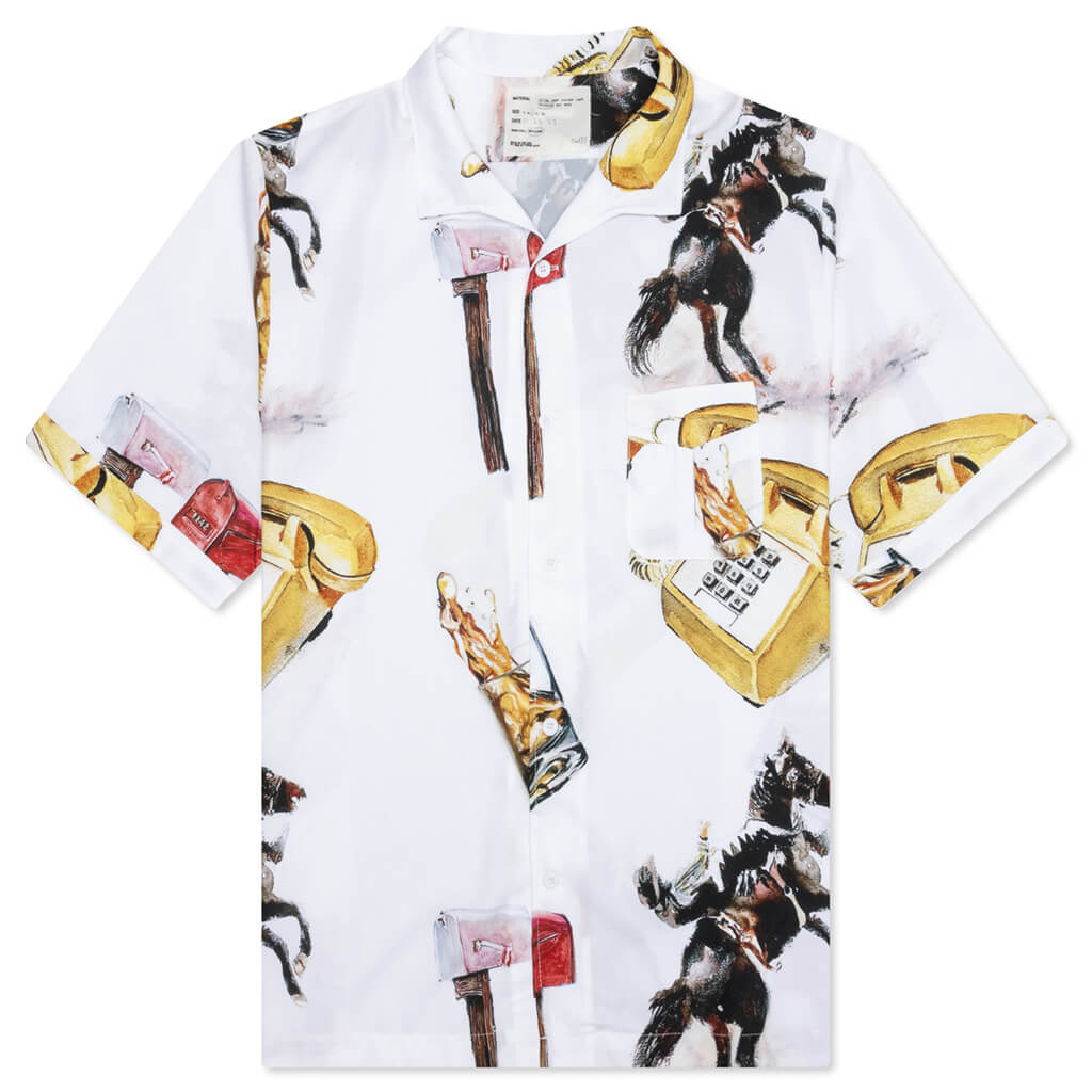 Painting Button Up Shirt - Multi, , large image number null