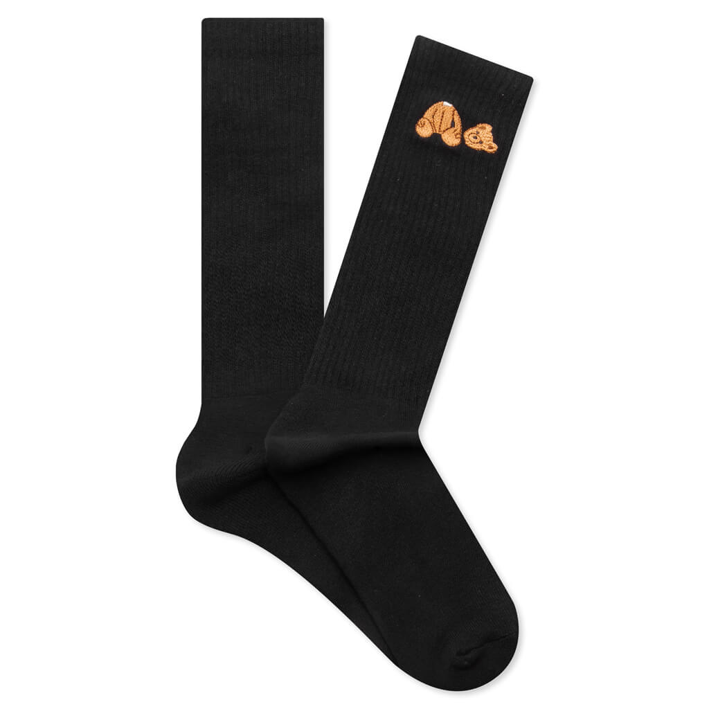 Bear Socks - Black/Brown