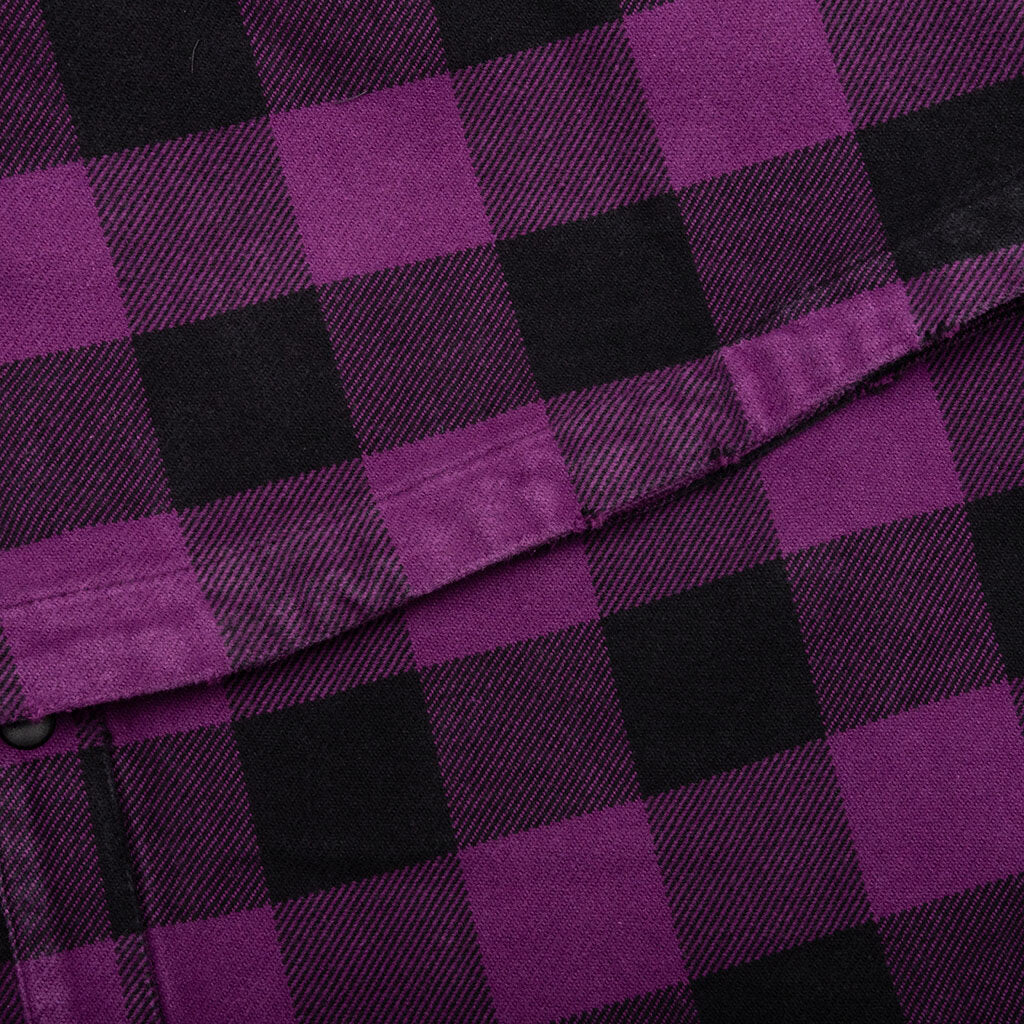 Classic Logo Overshirt - Purple/White, , large image number null