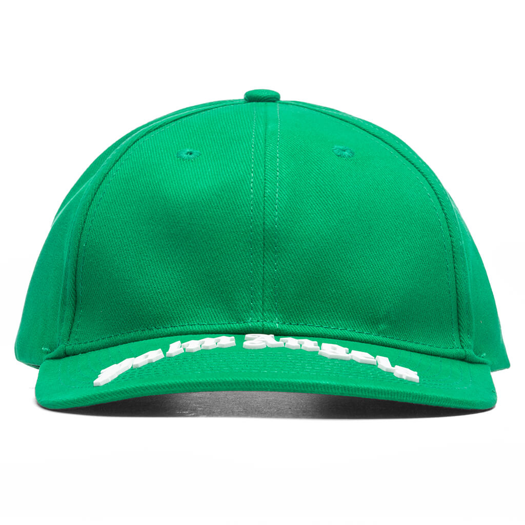 Curved Logo Cap - Green/White