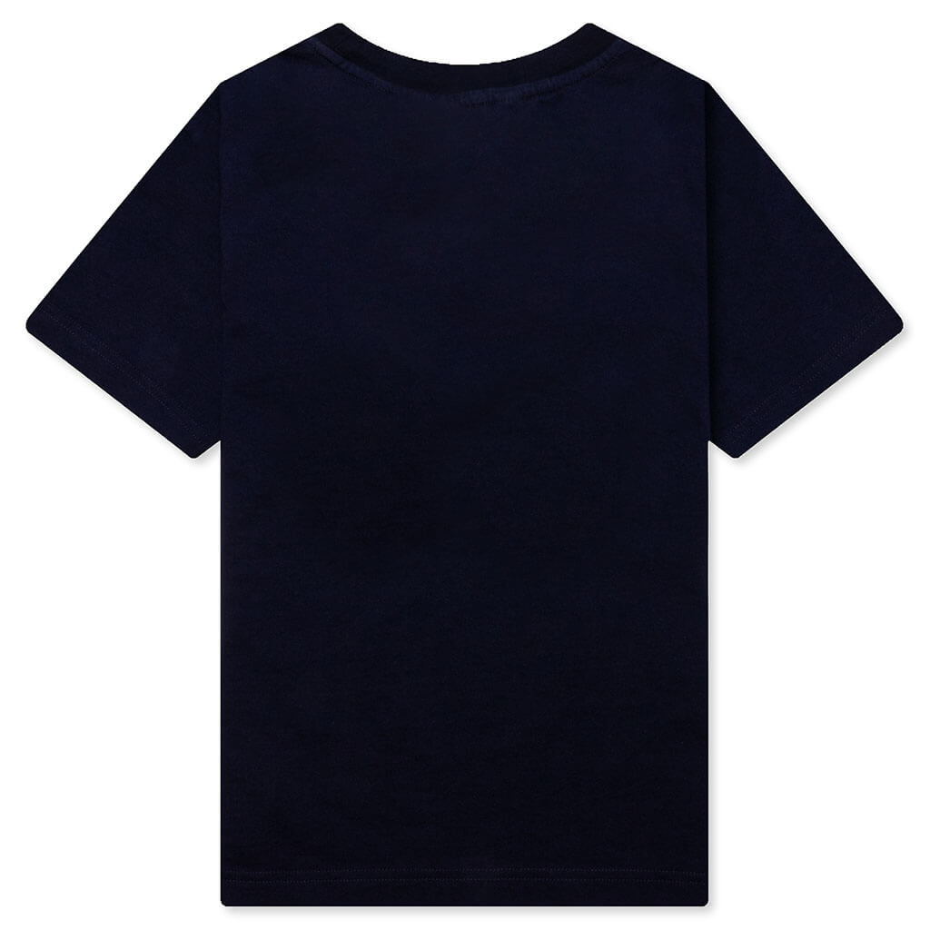 Kid's Bear T-Shirt S/S - Navy/Blue, , large image number null