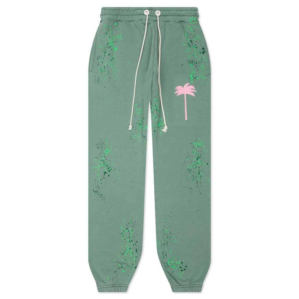 PXP Painted Sweatpants - Green/Pink