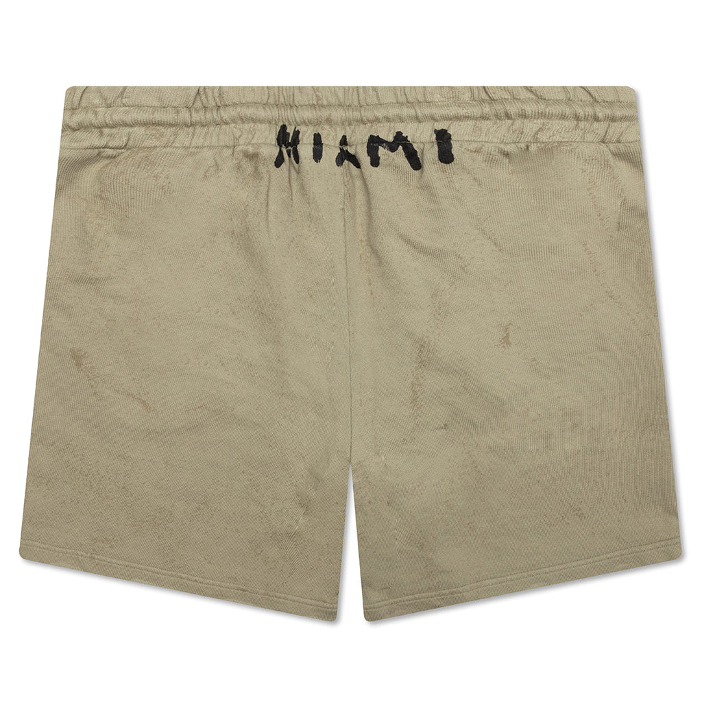 Seasonal Logo Sweat Shorts - Military/Black