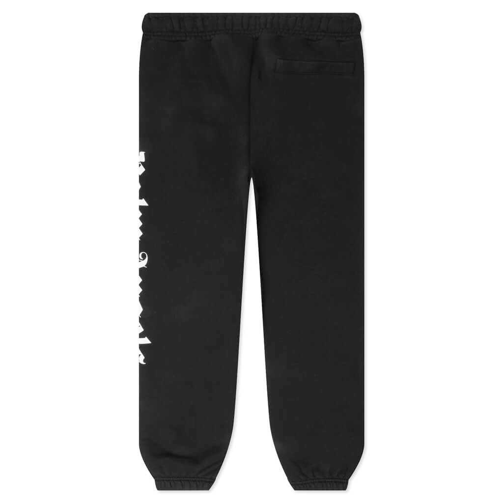 Side Logo Sweatpants - Black/White