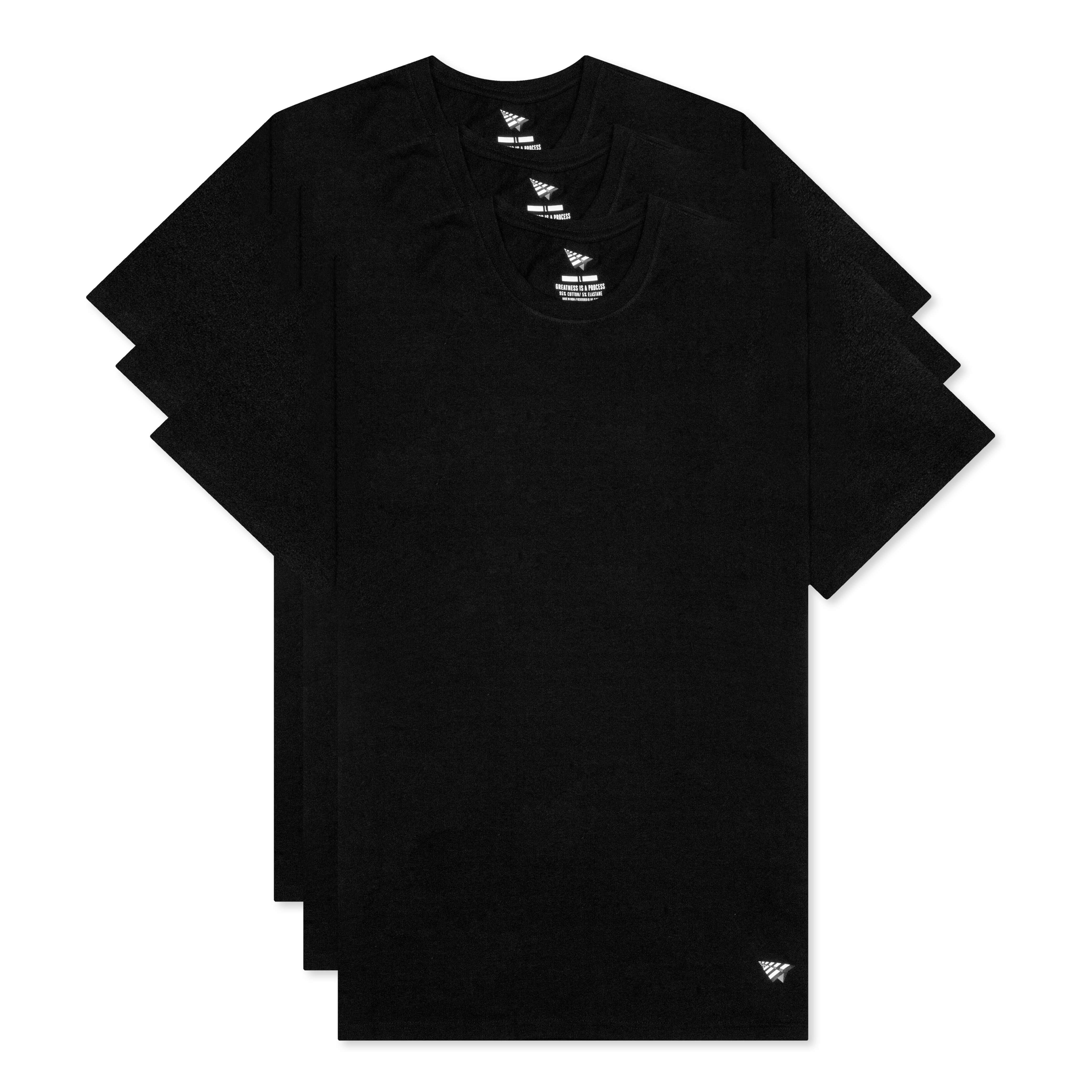 Essential 3 Pack Tee - Black, , large image number null