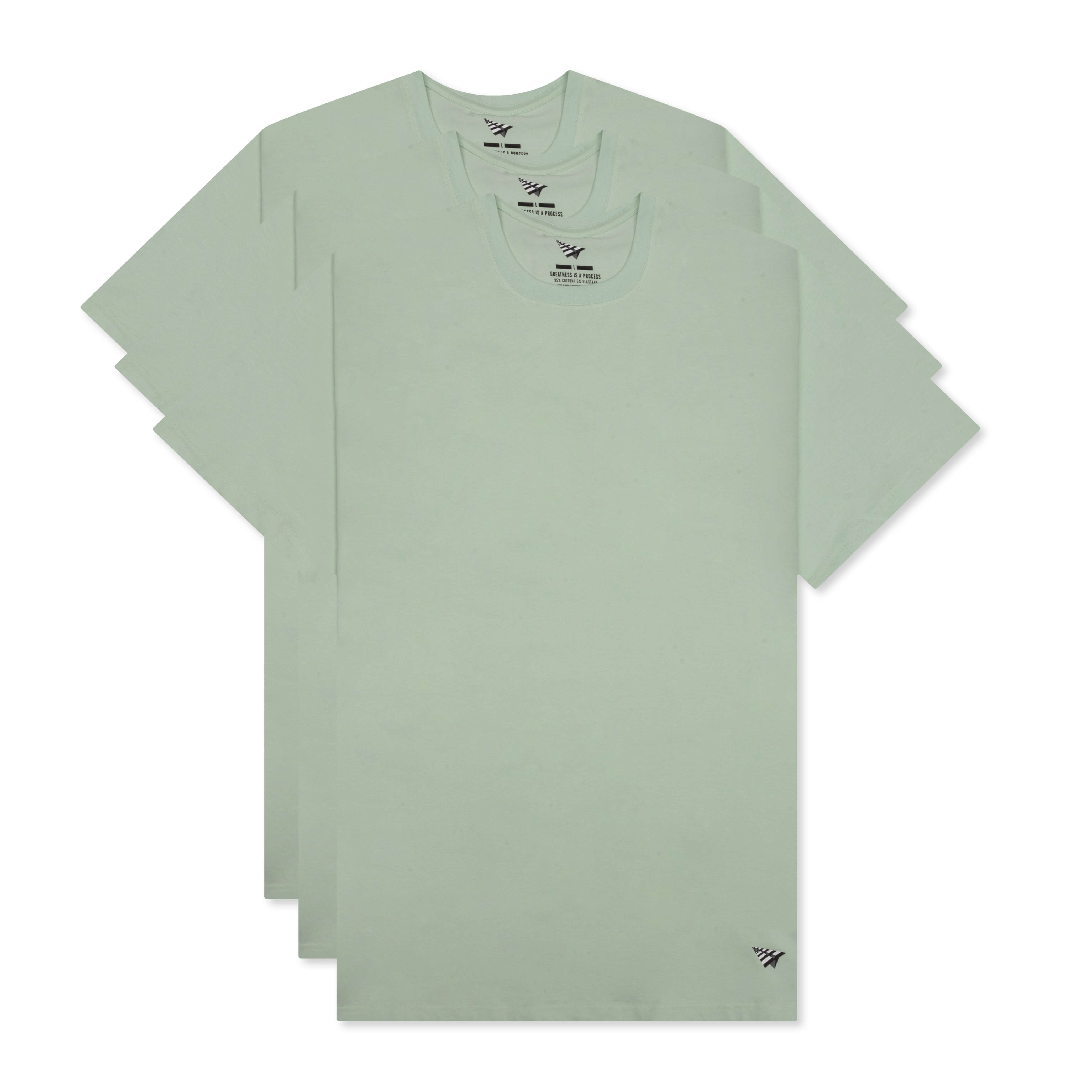 Essential 3 Pack Tee - Subtle Green, , large image number null