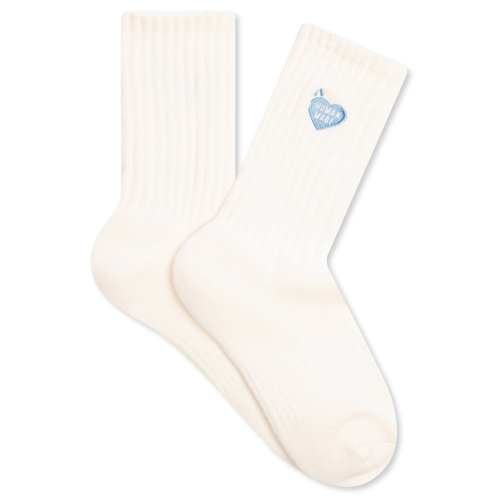 Pile Socks - White