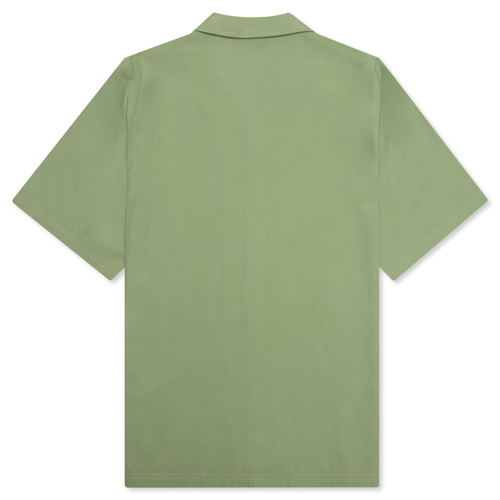 Choices Camp Collar Button Down - Green