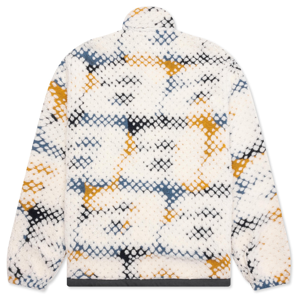 Printed "A" Fleece Zip Jacket - Multi, , large image number null