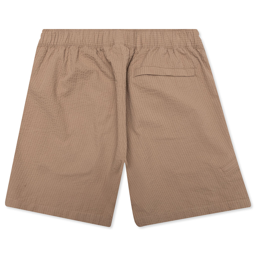 MMQ Seersucker Shorts - Brown