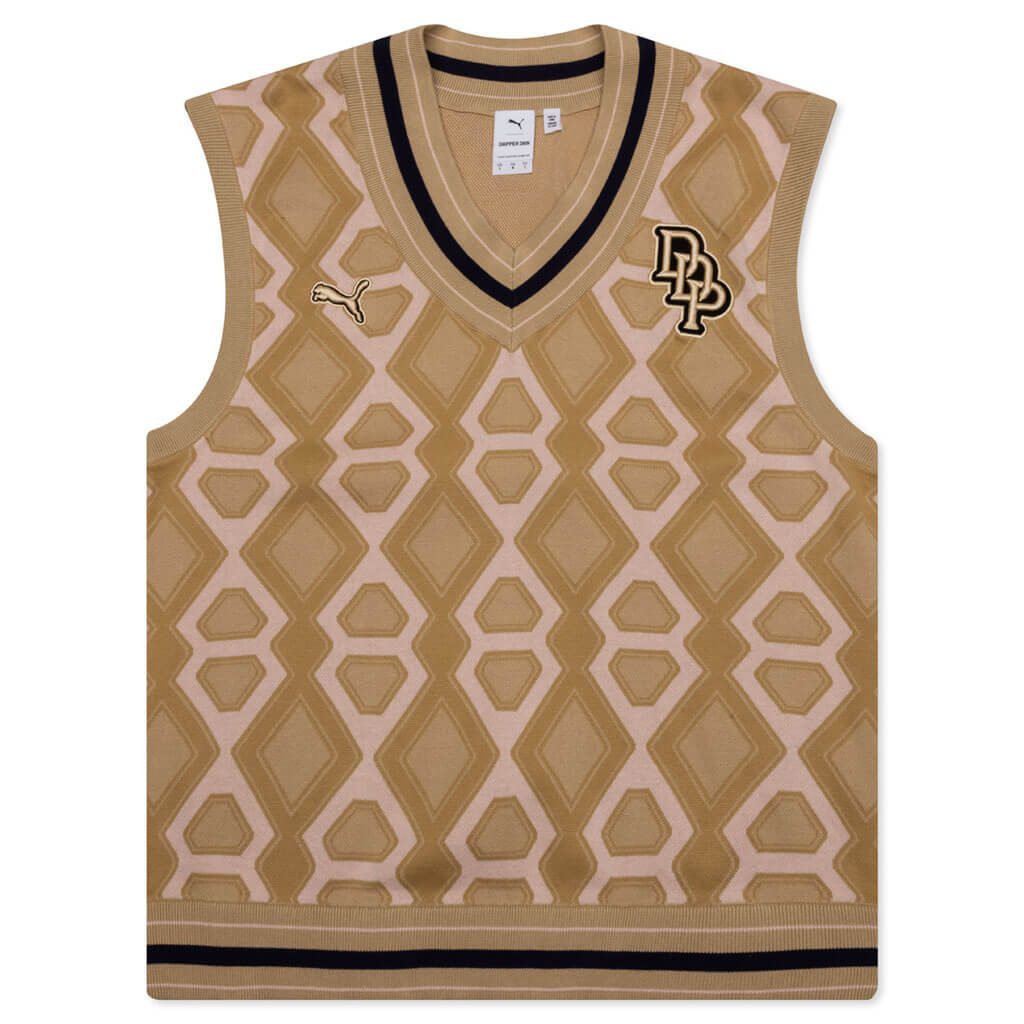 Puma x Dapper Dan Knitted Vest - Ginger Root, , large image number null