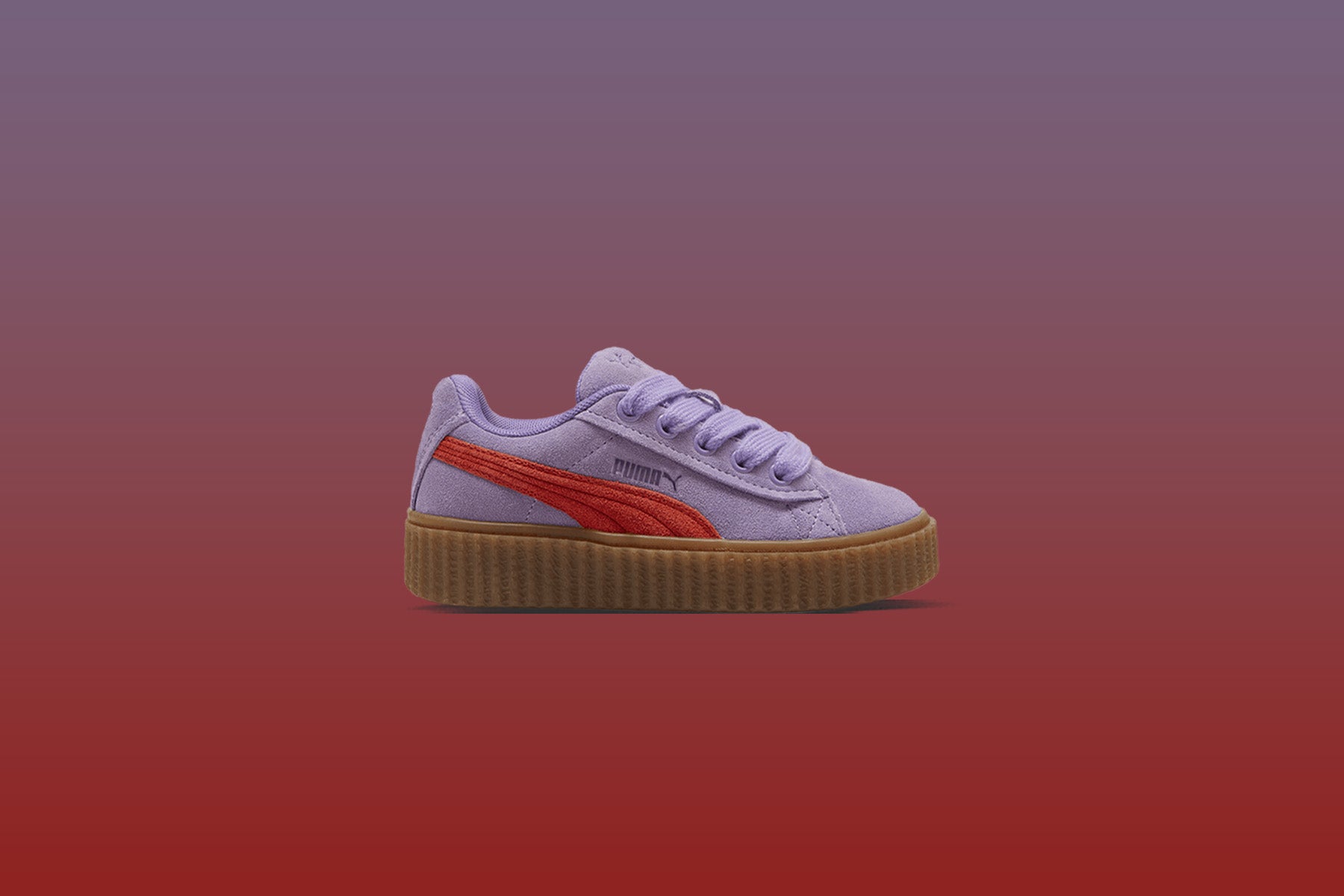 Puma x Fenty Creeper Phatty Little Kids' - Lavender Alert/Burnt Red/Gum, , large image number null