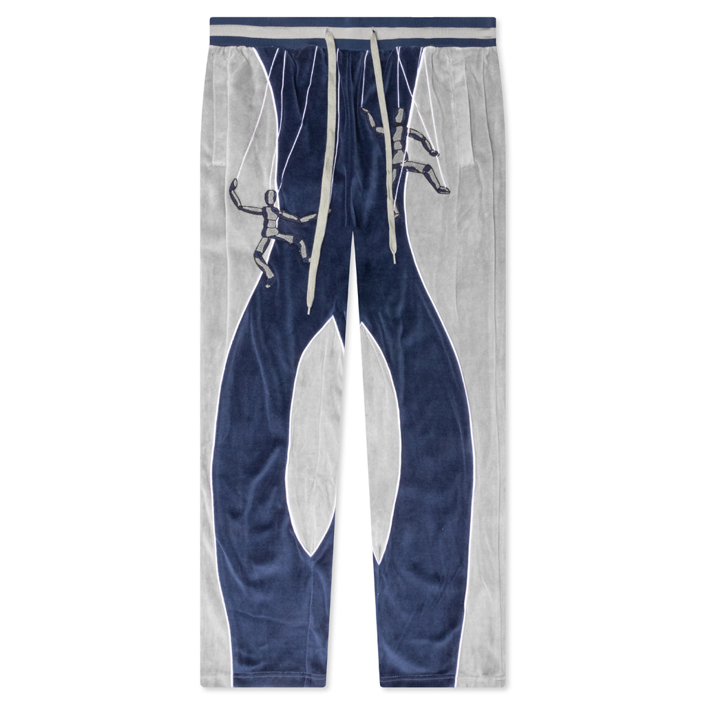 Puppet Master Tracksuit Bottoms - Blue/Grey, , large image number null