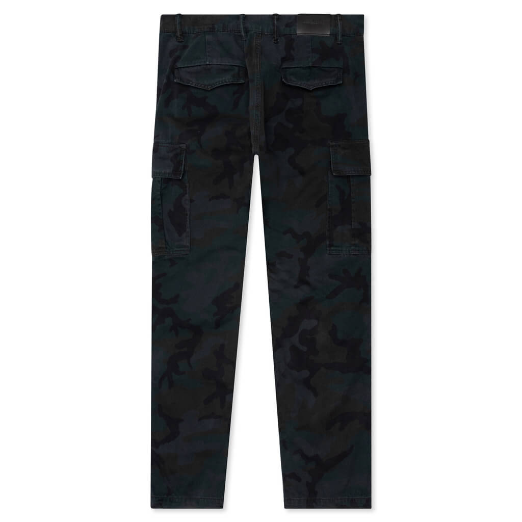 Camo Cargo Pants - Black