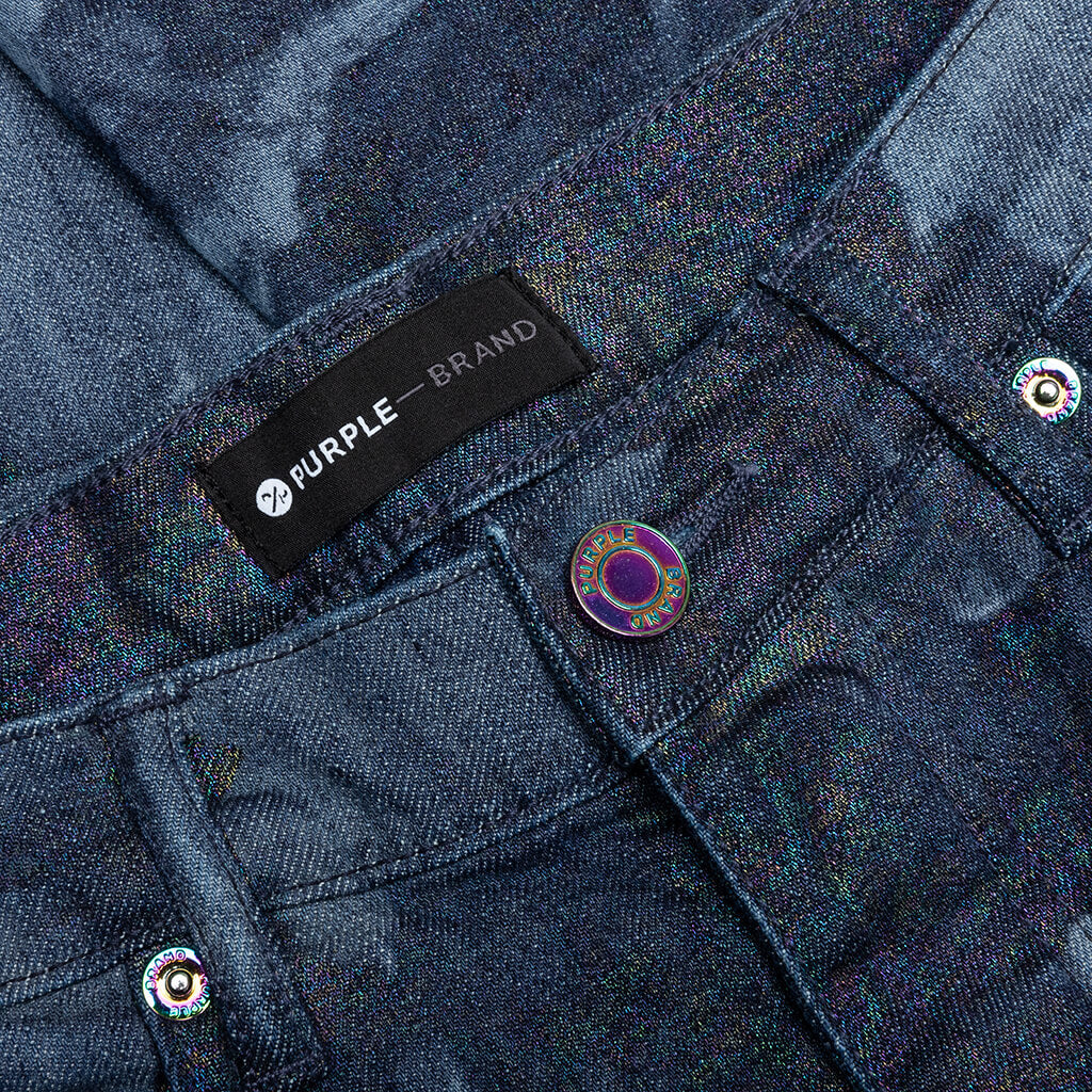 Purple Denim P001 - Washed Indigo Prism Laser Print, , large image number null