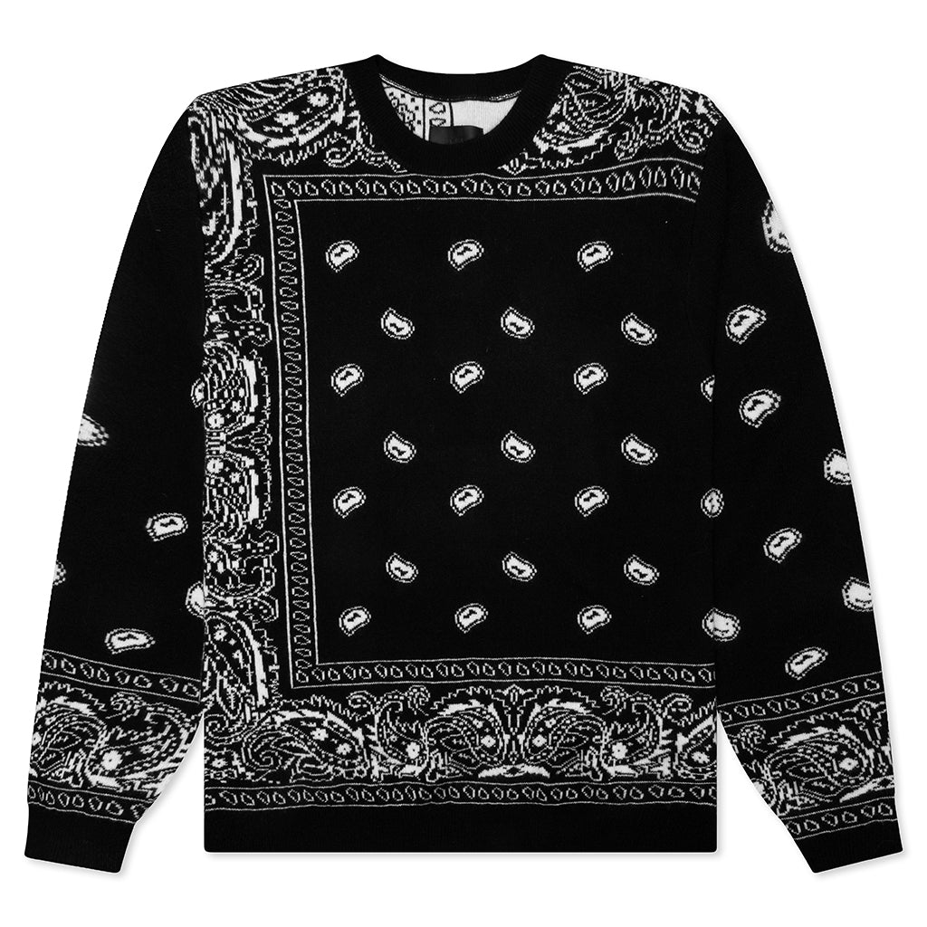 Creed Sweater - Black Paisley