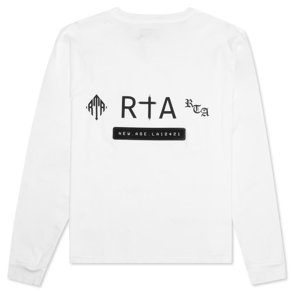 Lawrence Classic L/S T-Shirt - White Update Logo