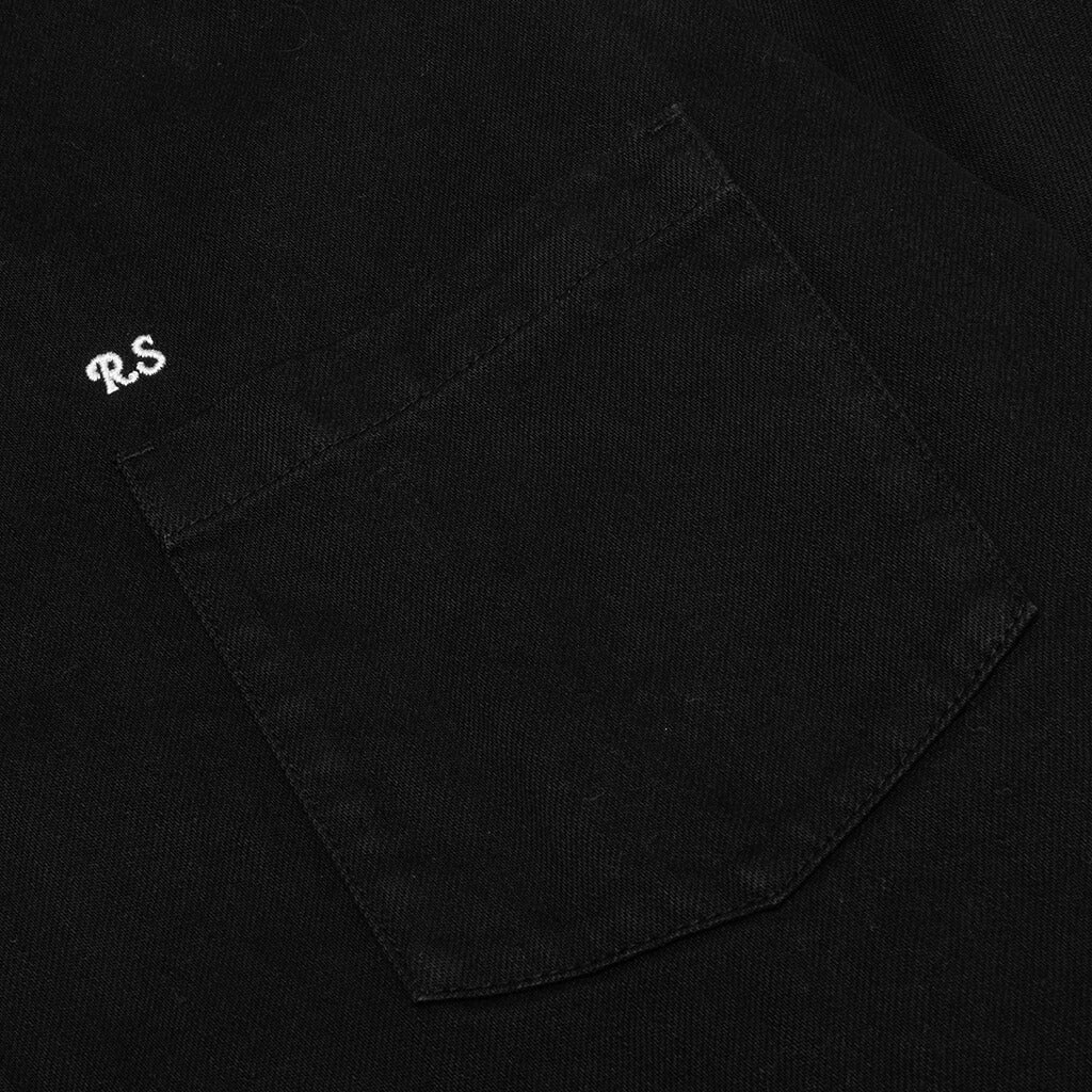 Big Fit Denim Shirt - Black, , large image number null