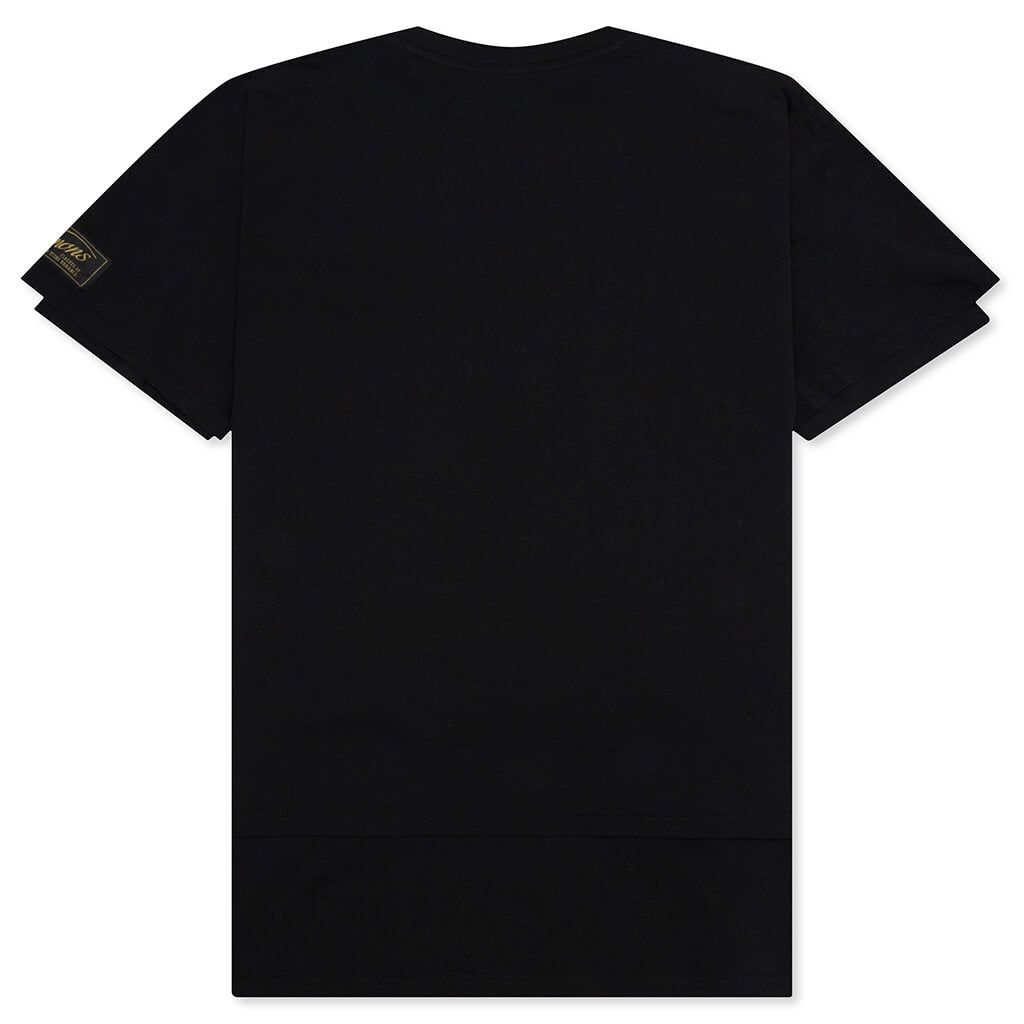 Big Fit Doubled T-Shirt Solemn-X - Black