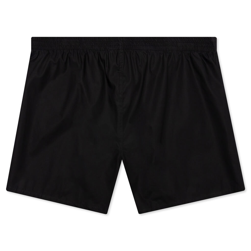 Patched Boxer Shorts - Black, , large image number null