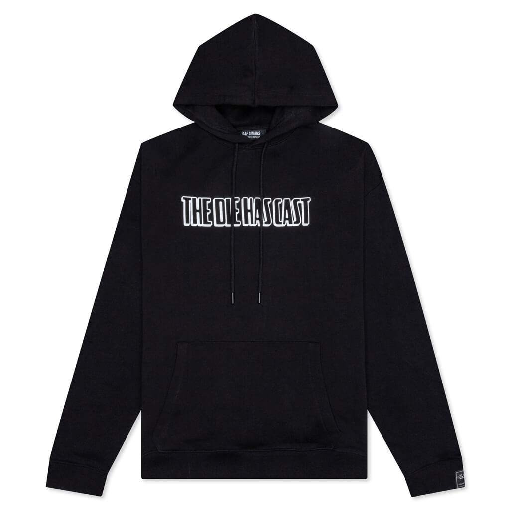 Regular Fit Hoodie Die Cast Print - Black