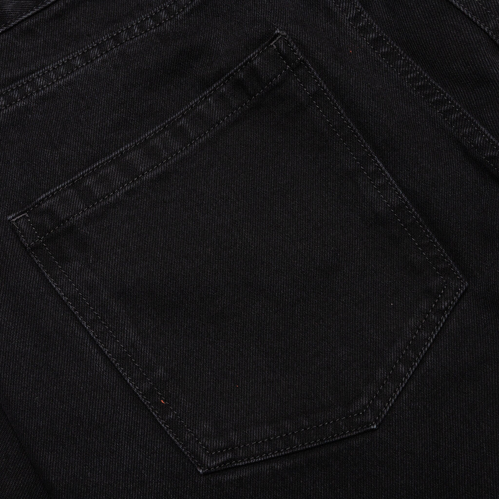 Slim Fit Denim Pant w/Picture Patch - Black, , large image number null